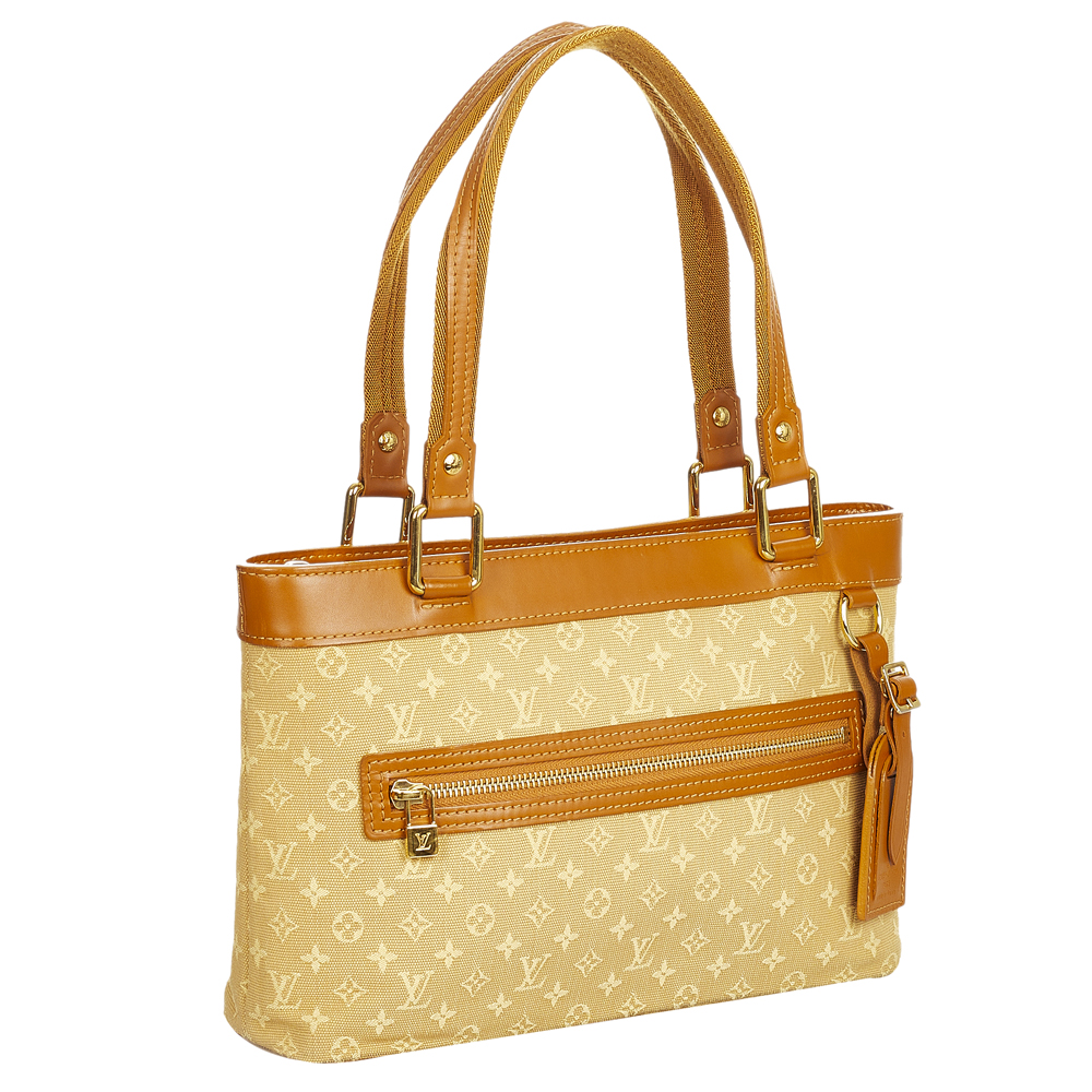 

Louis Vuitton Yellow Monogram Mini Lin Canvas Lucille PM Bag, Multicolor