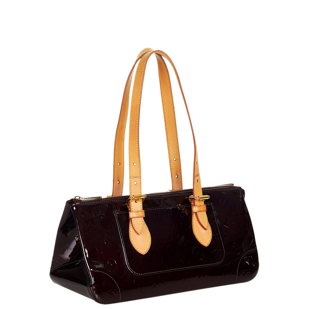 

Louis Vuitton Brown Monogram Vernis Rosewood Bag