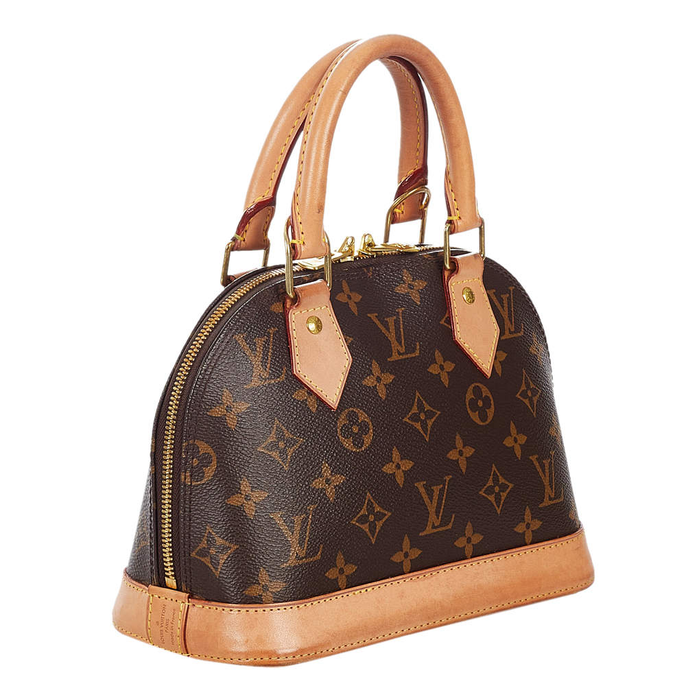

Louis Vuitton Monogram Canvas Alma BB Bag, Brown