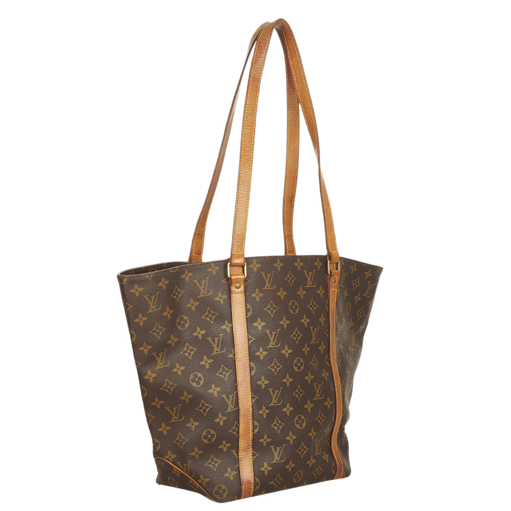 

Louis Vuitton Monogram Canvas Sac Shopping 48 Bag, Brown