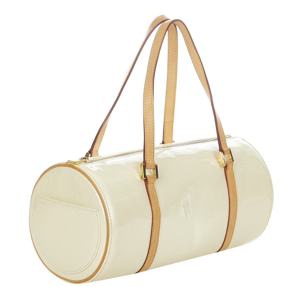

Louis Vuitton Cream Monogram Vernis Bedford Bag, Brown