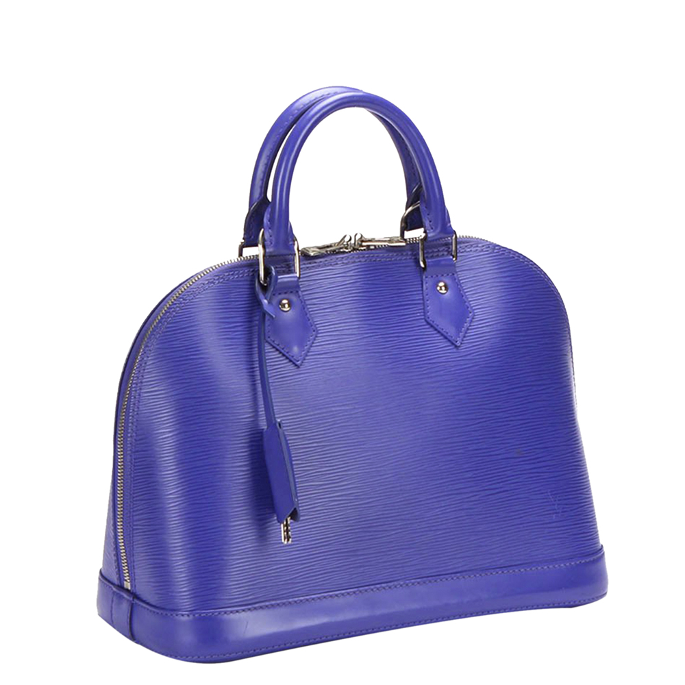 

Louis Vuitton Purple Epi Leather Alma PM Bag