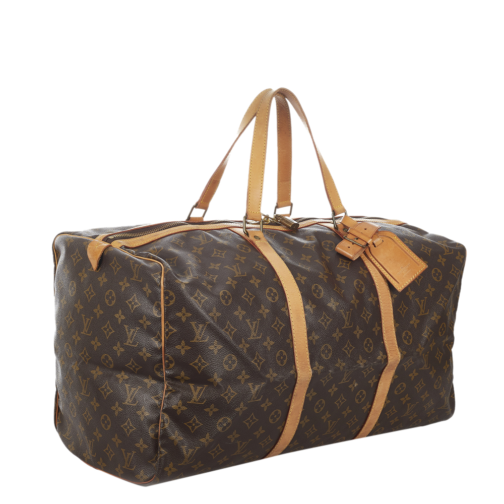 

Louis Vuitton Monogram Canvas Sac Souple 55 Bag, Brown