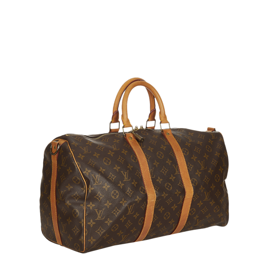 

Louis Vuitton Monogram Canvas Keepall 45 Bag, Brown