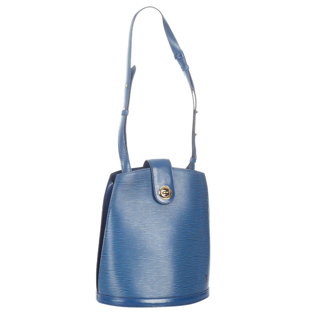 

Louis Vuitton Blue Epi Leather Cluny Bag