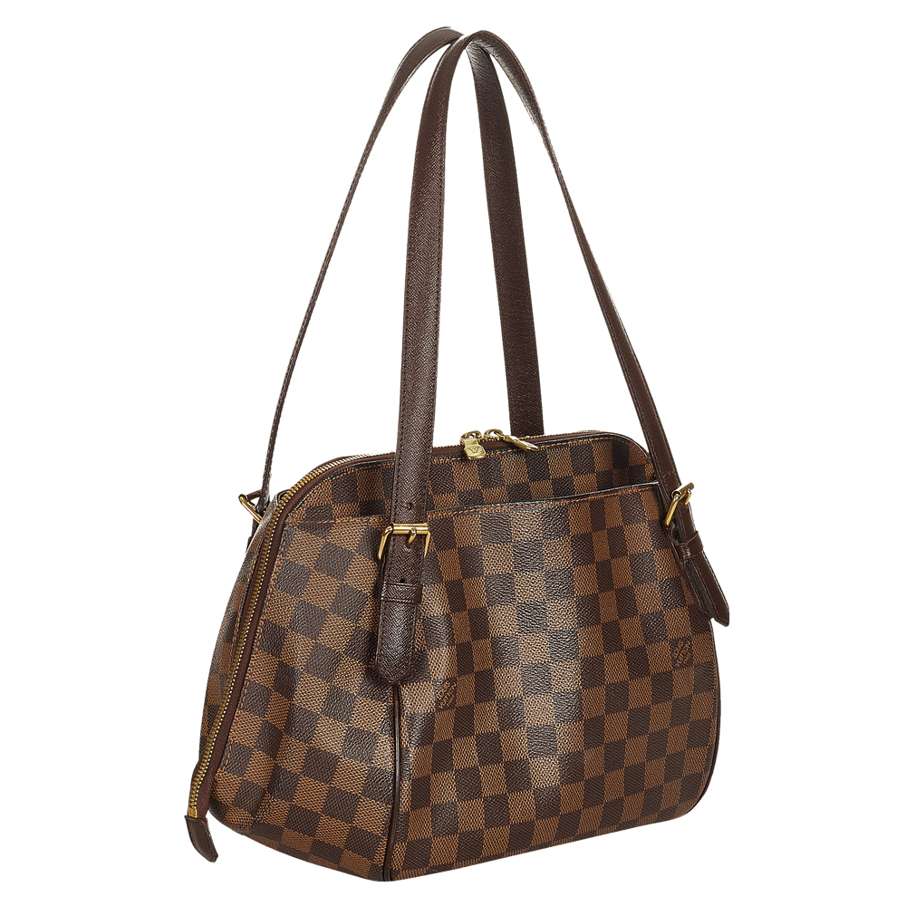 

Louis Vuitton Damier Ebene Canvas Belem MM Bag, Brown