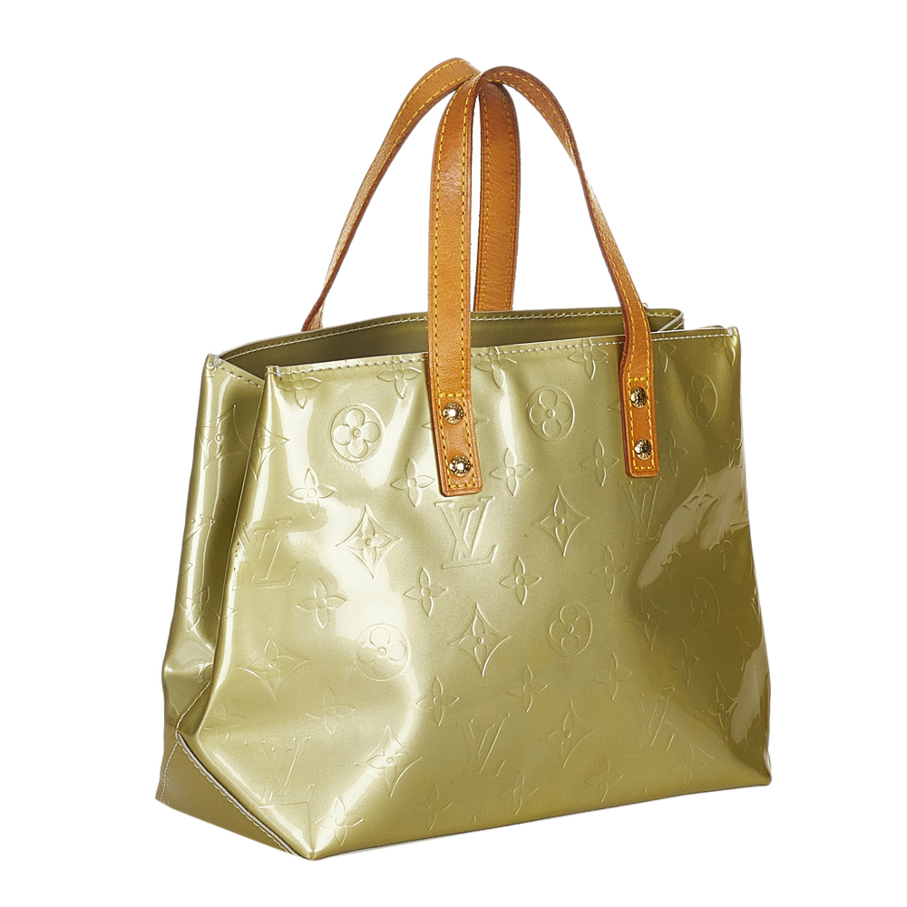 

Louis Vuitton Green Monogram Vernis Reade PM Bag