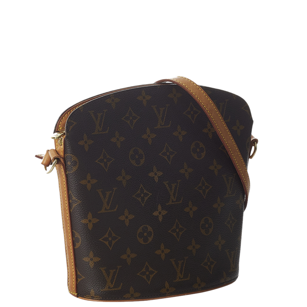 

Louis Vuitton Monogram Canvas Drouot Bag, Brown