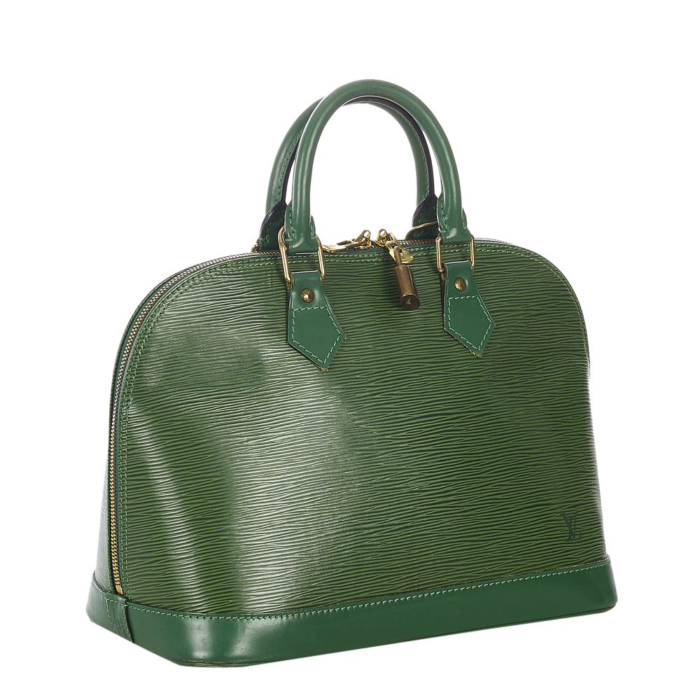 

Louis Vuitton Green Epi Leather Alma PM Bag