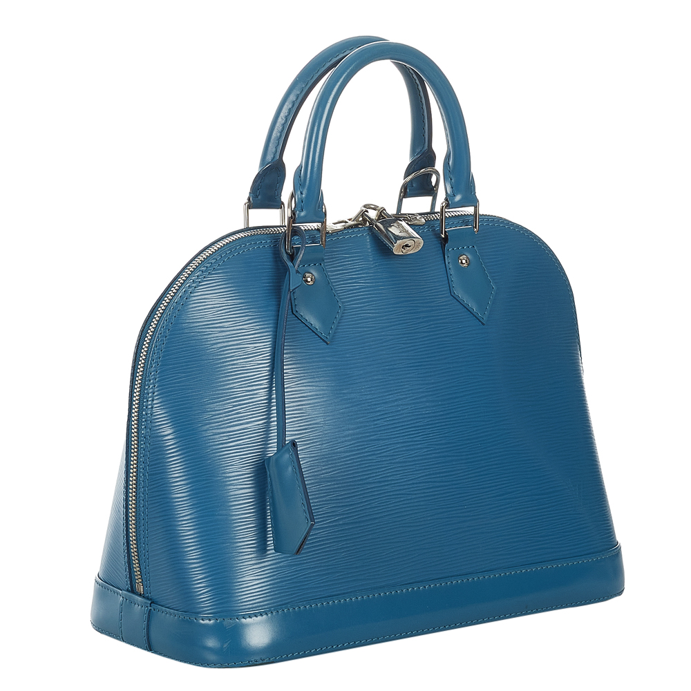 

Louis Vuitton Blue Epi Leather Alma PM Bag