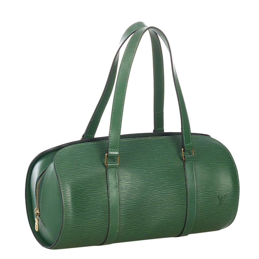 

Louis Vuitton Green Epi Leather Soufflot Bag