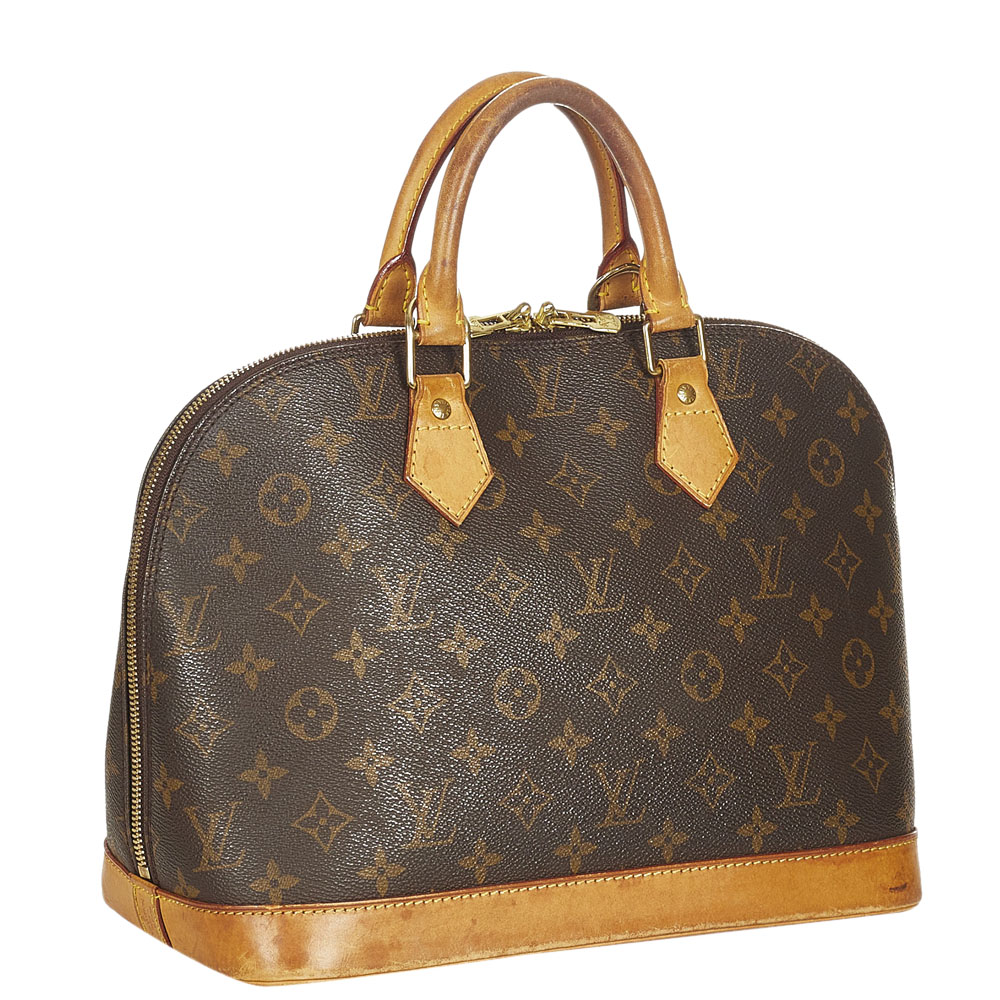 

Louis Vuitton Monogram Canvas Alma PM Bag, Brown