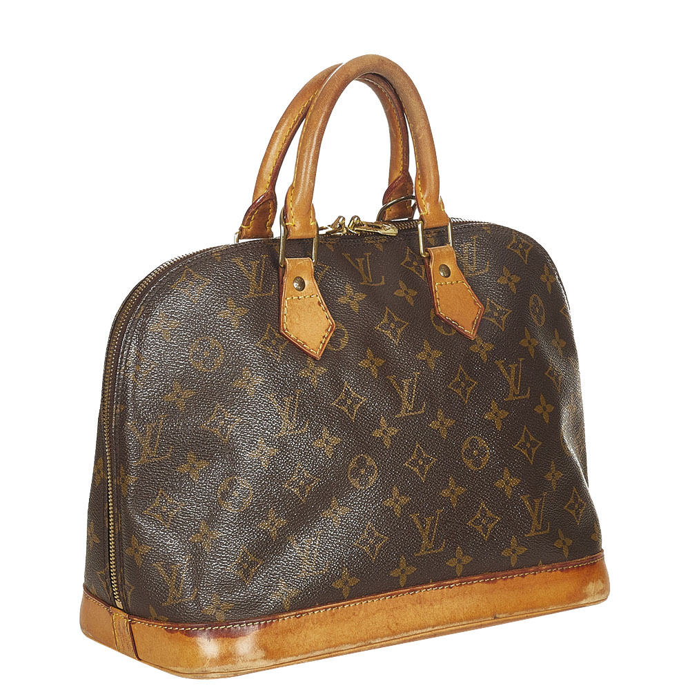 

Louis Vuitton Monogram Canvas Alma PM Bag, Brown