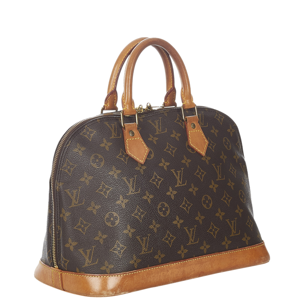 

Louis Vuitton Monogram Canvas Alma PM Bag, Brown