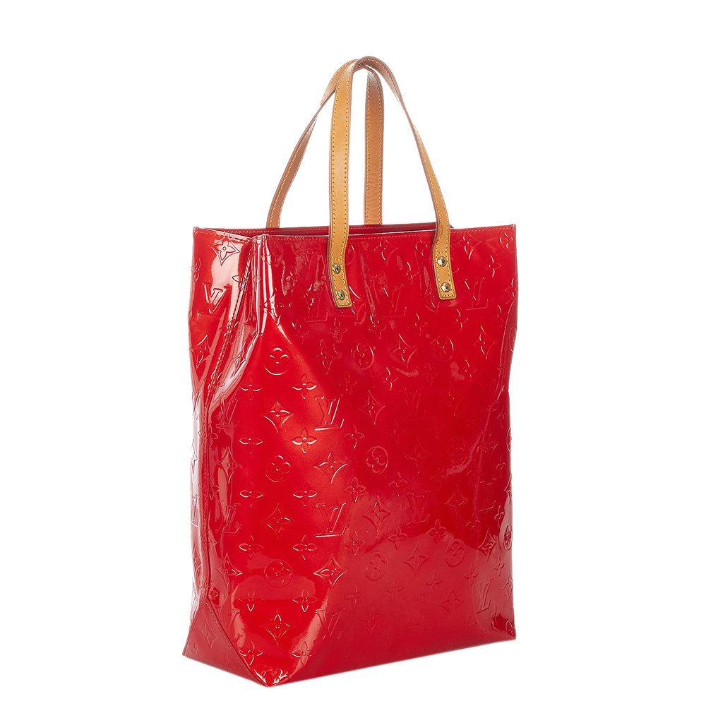 

Louis Vuitton Red Monogram Vernis Reade MM bag