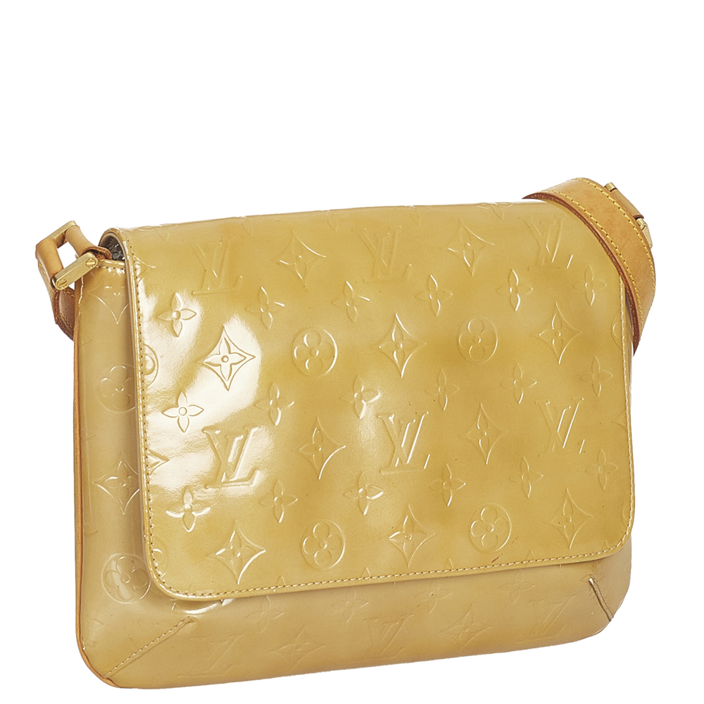 

Louis Vuitton Yellow Monogram Vernis Leather Thompson Street Shoulder Bag