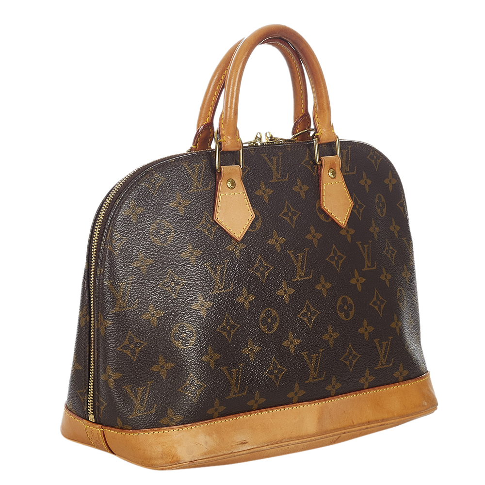

Louis Vuitton Monogram Canvas Alma PM Bag, Brown