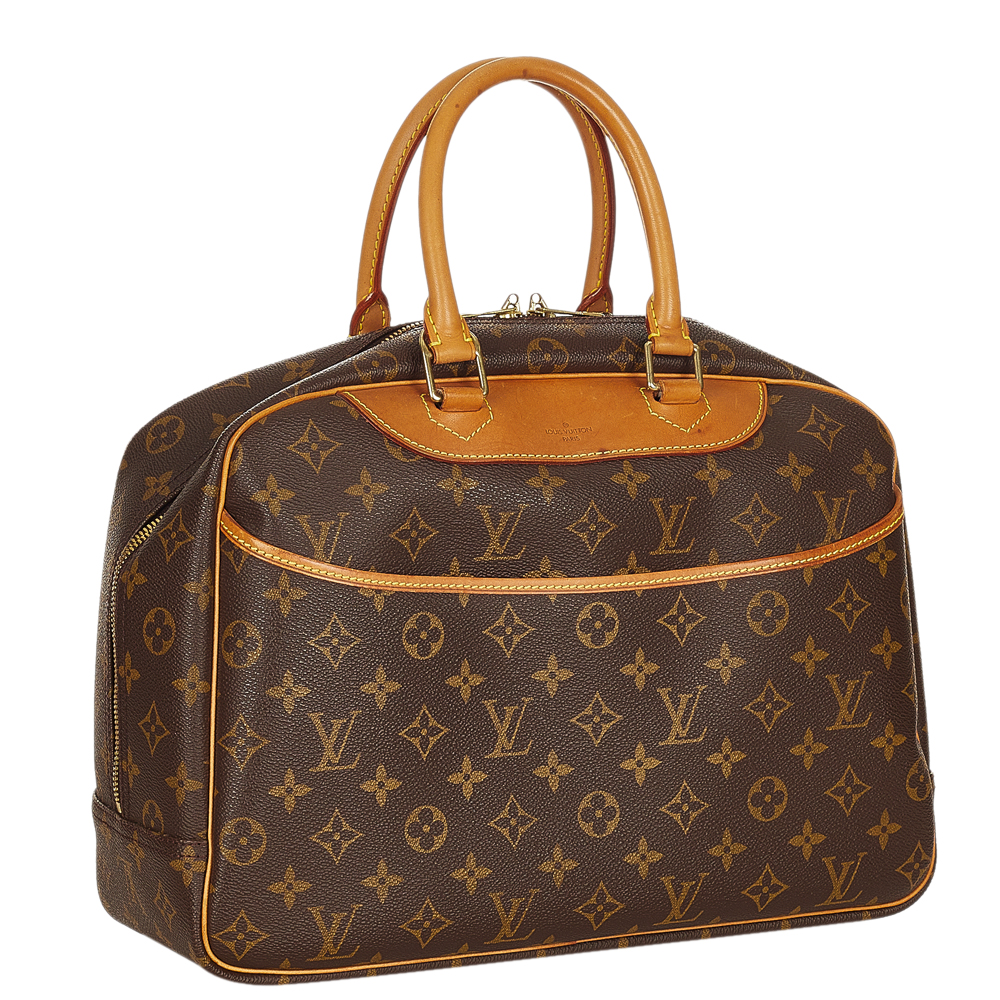 

Louis Vuitton Monogram Canvas Deauville Bag, Brown