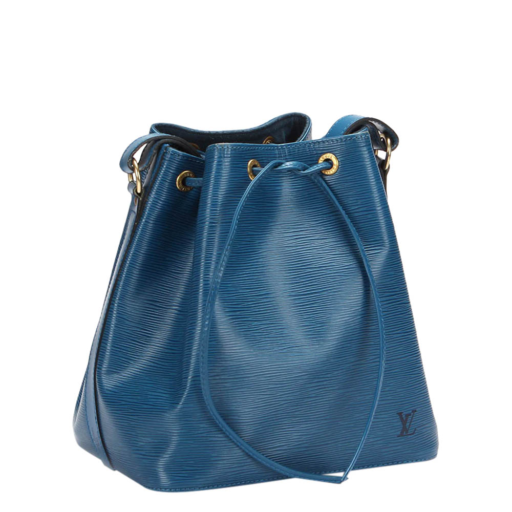 

Louis Vuitton Blue Epi Leather Noe Bucket Bag