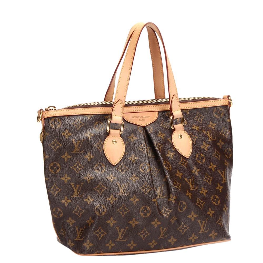 

Louis Vuitton Brown Monogram Canvas Palermo PM Bag