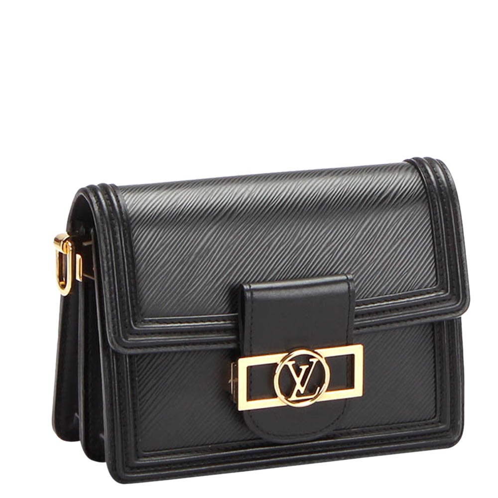 

Louis Vuitton Black Epi Leather Mini Dauphine Bag