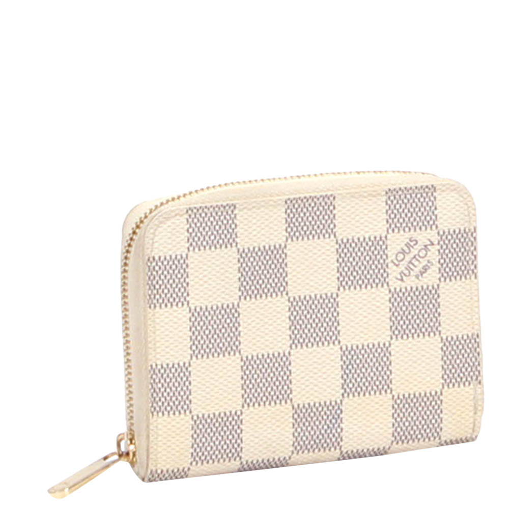 

Louis Vuitton Damier Azur Canvas Zippy Coin Wallet, Blue