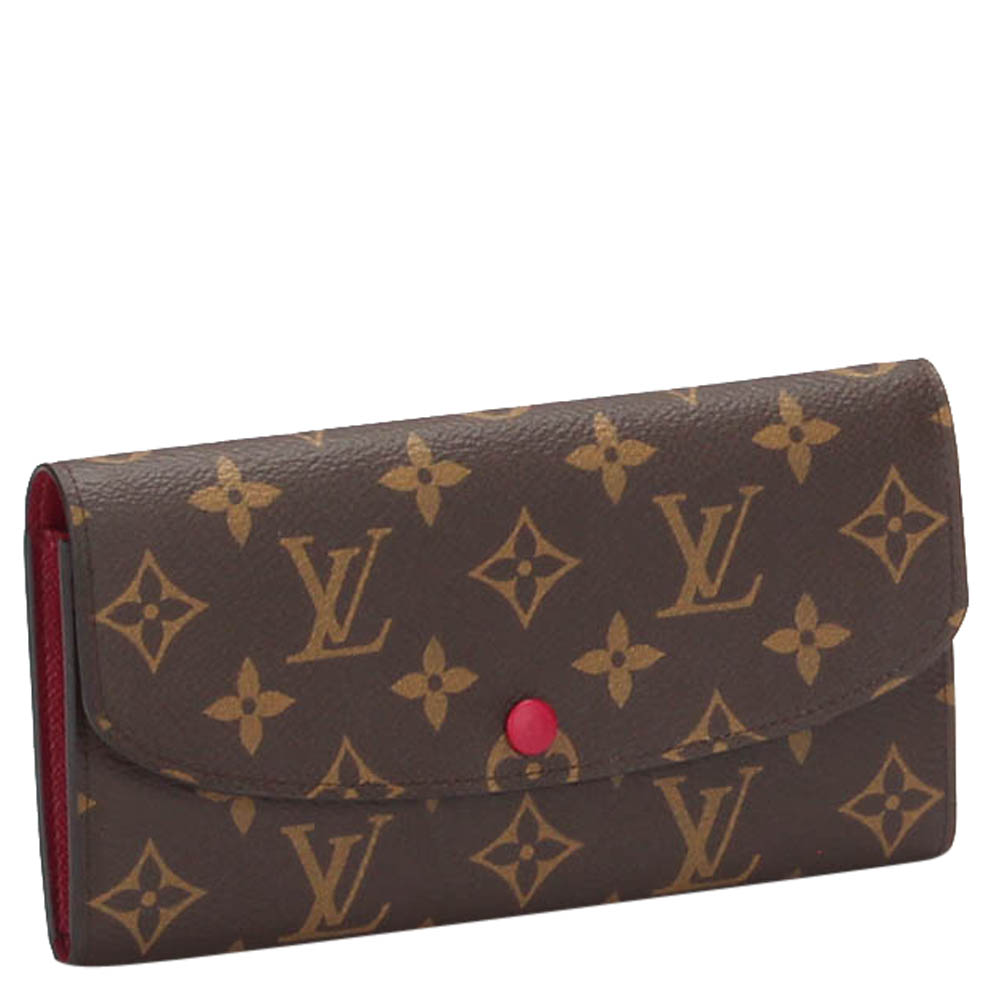 

Louis Vuitton Brown Monogram Canvas Emilie Wallet