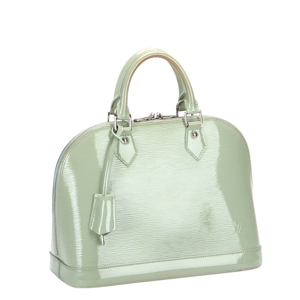 

Louis Vuitton Green Electric Epi Leather Alma PM Bag