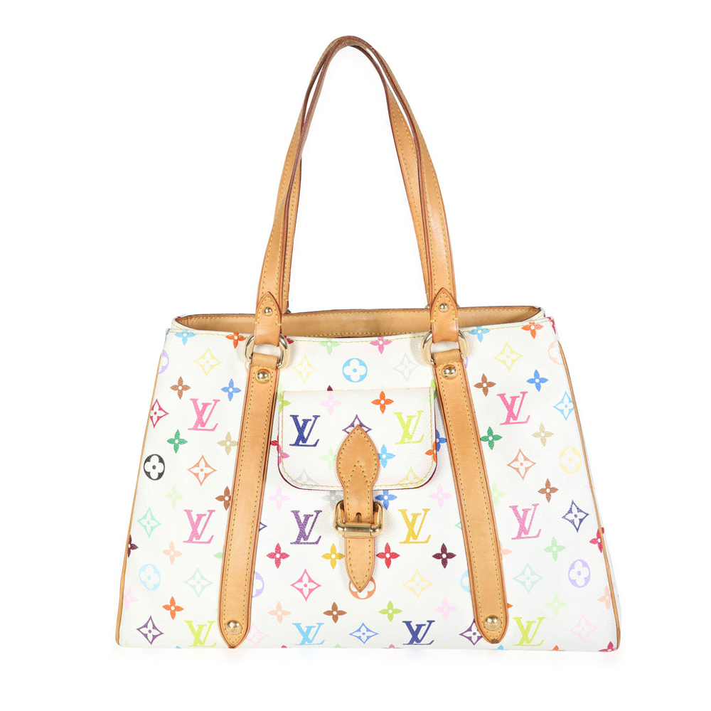 Louis Vuitton x Takashi Murakami Vintage Monogram Multicolore Aurelia MM -  White Shoulder Bags, Handbags - LOU757830
