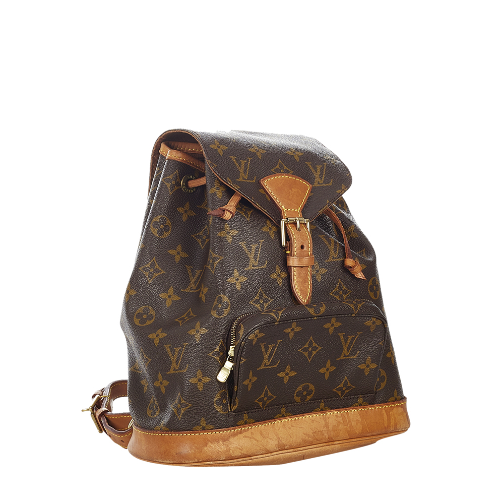 

Louis Vuitton Monogram Canvas Montsouris MM Backpack, Brown