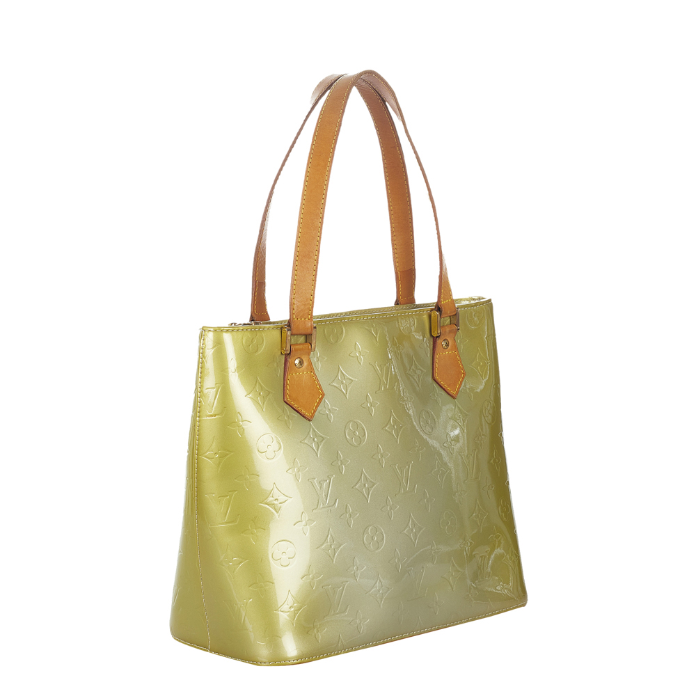 

Louis Vuitton Green Monogram Vernis Houston Bag