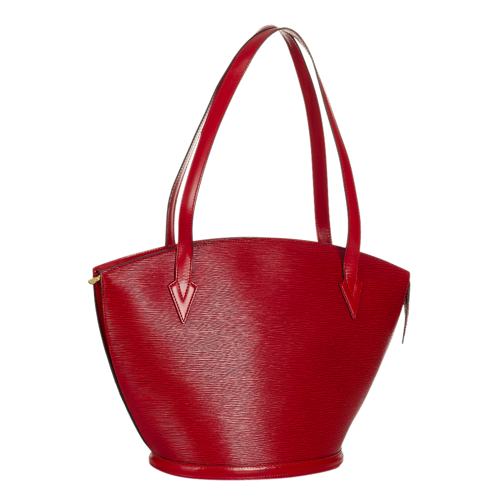 

Louis Vuitton Red Epi Leather Saint Jacques PM Shoulder Bag