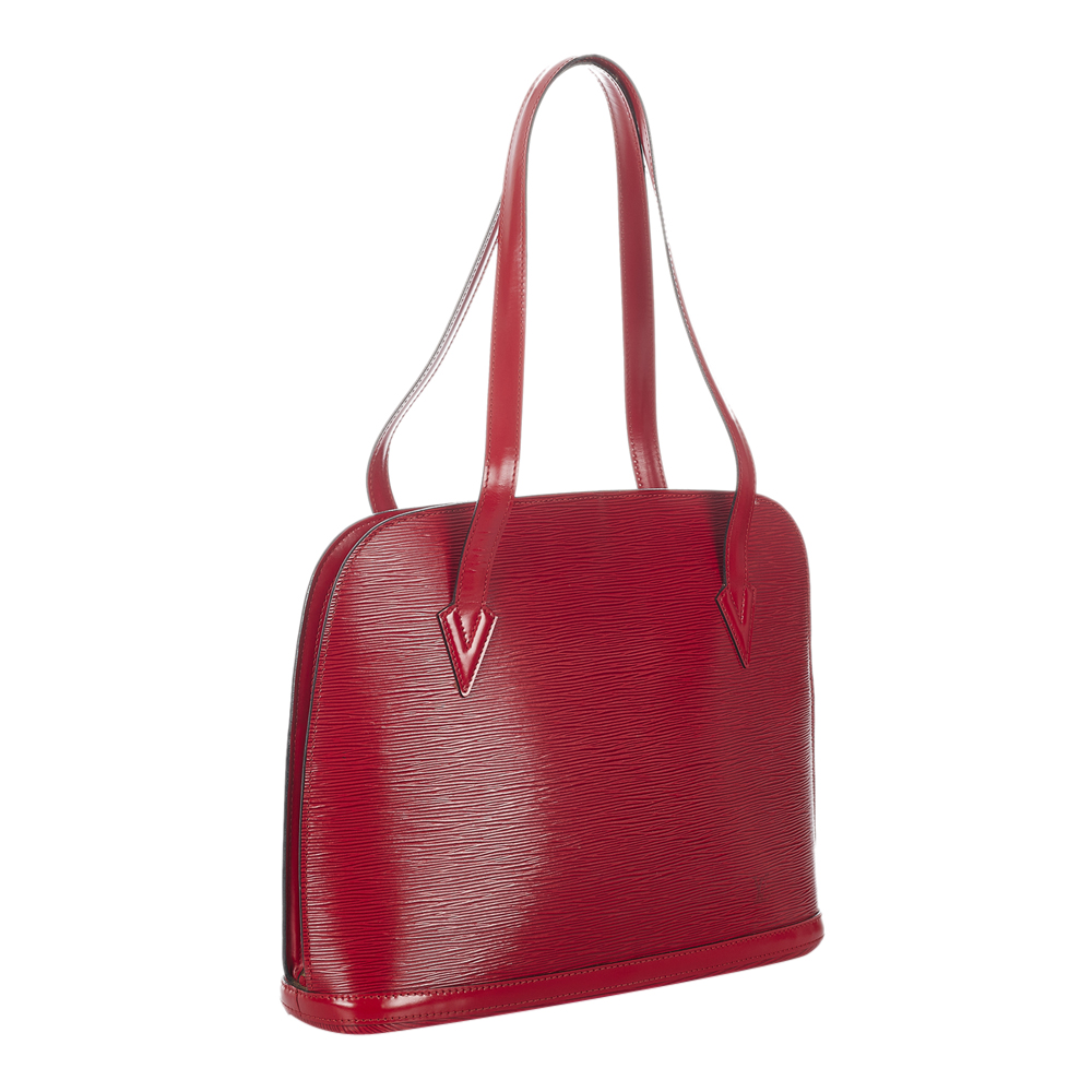 

Louis Vuitton Red Epi Leather Lussac Bag