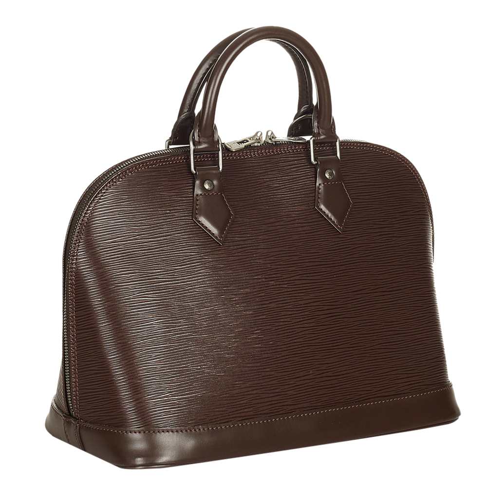 

Louis Vuitton Brown Epi Leather Alma PM Bag