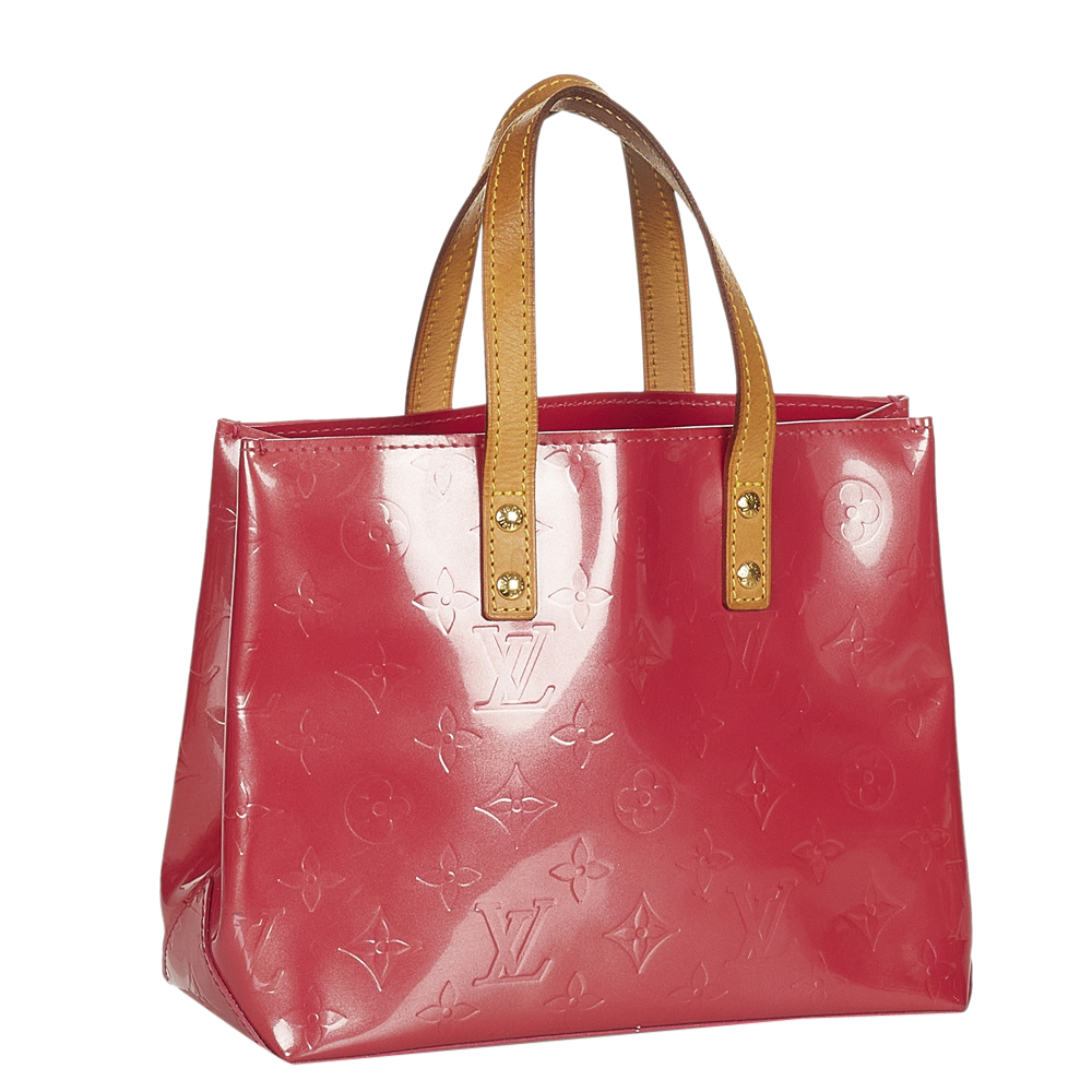 

Louis Vuitton Red Monogram Vernis Reade PM Bag, Brown