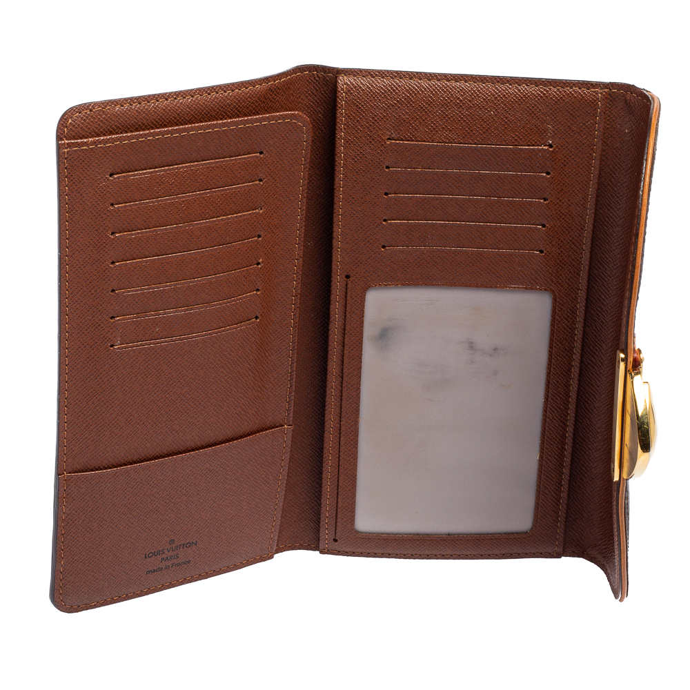 

Louis Vuitton Monogram Canvas Eugenie Wallet, Brown