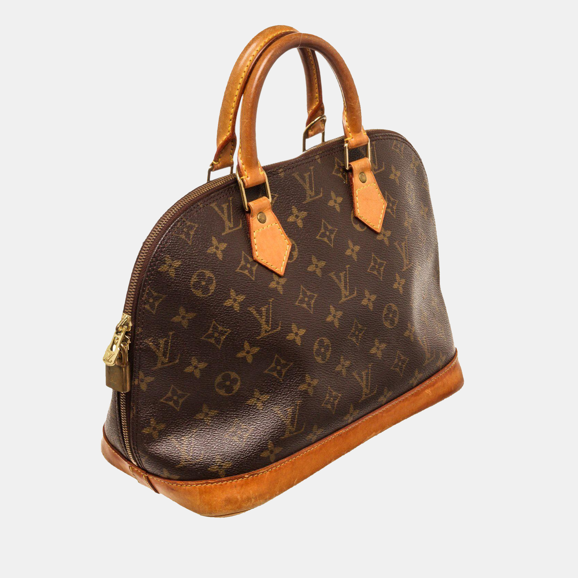 

Louis Vuitton Brown Canvas Monogram Alma MM Handbag