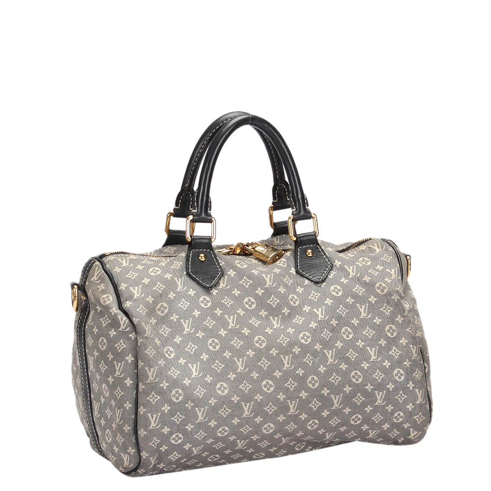 

Louis Vuitton Grey Monogram Mini Lin Canvas Speedy Bandouliere 30 Bag