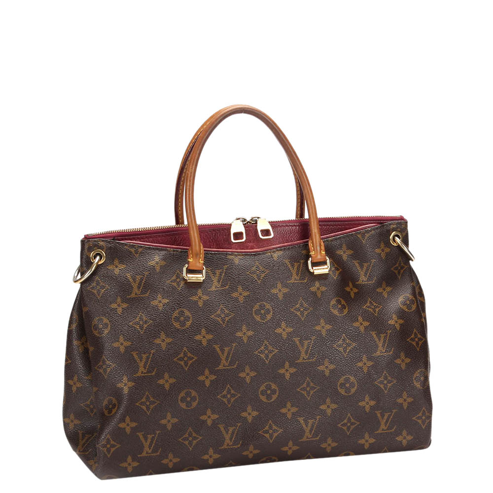 

Louis Vuitton Brown Monogram Canvas Pallas MM Bag