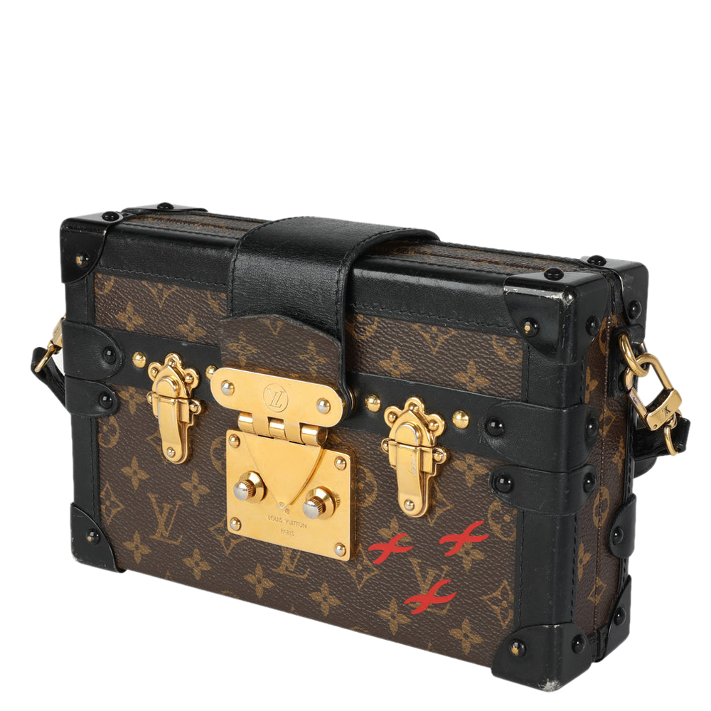 

Louis Vuitton Monogram Canvas Petite Malle Bag, Brown