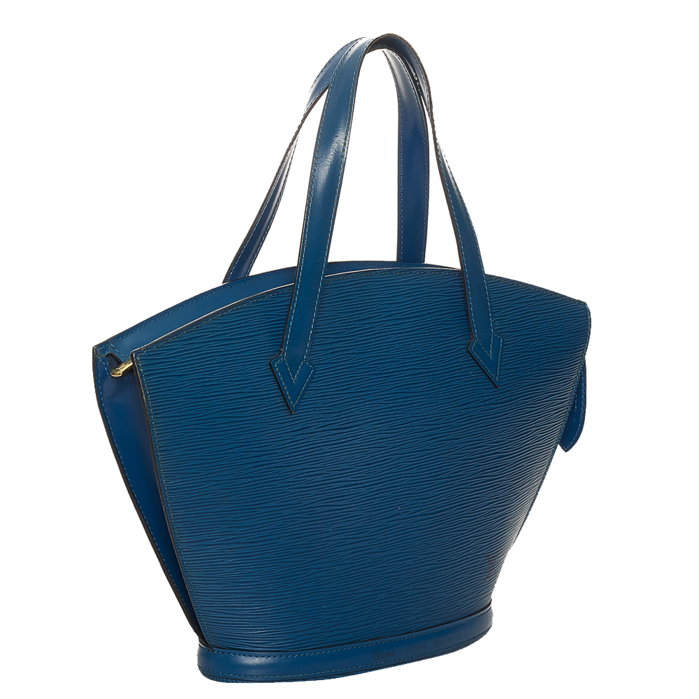 

Louis Vuitton Blue Epi Leather Saint Jacques PM Shoulder Bag