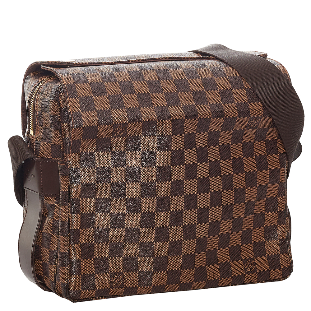 

Louis Vuitton Damier Ebene Canvas Naviglio Bag, Brown