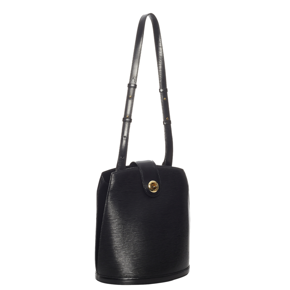 

Louis Vuitton Black Epi Leather Cluny Shoulder Bag