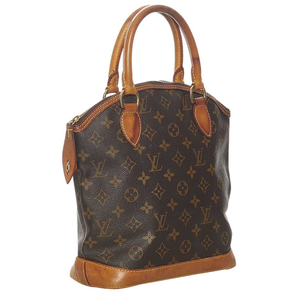 

Louis Vuitton Monogram Canvas Lockit Vertical Bag, Brown