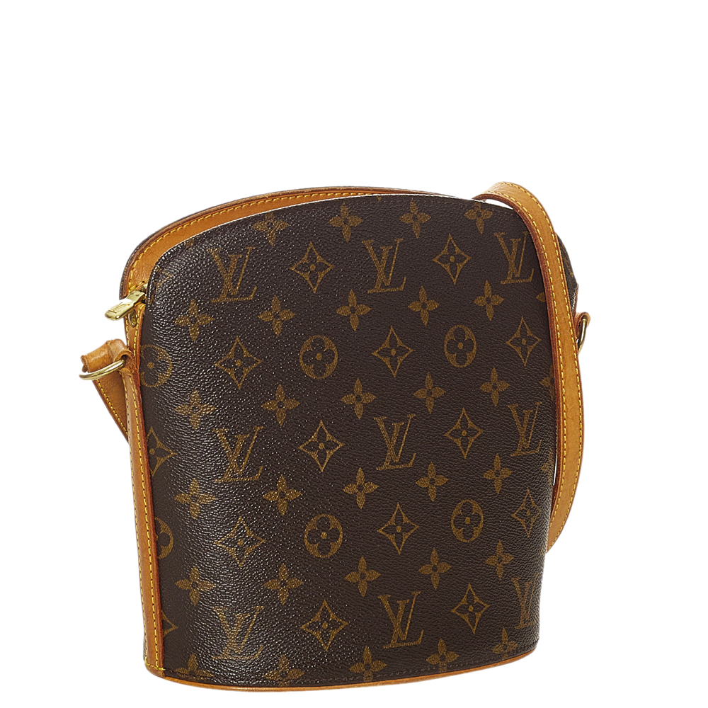 

Louis Vuitton Monogram Canvas Drouot Bag, Brown