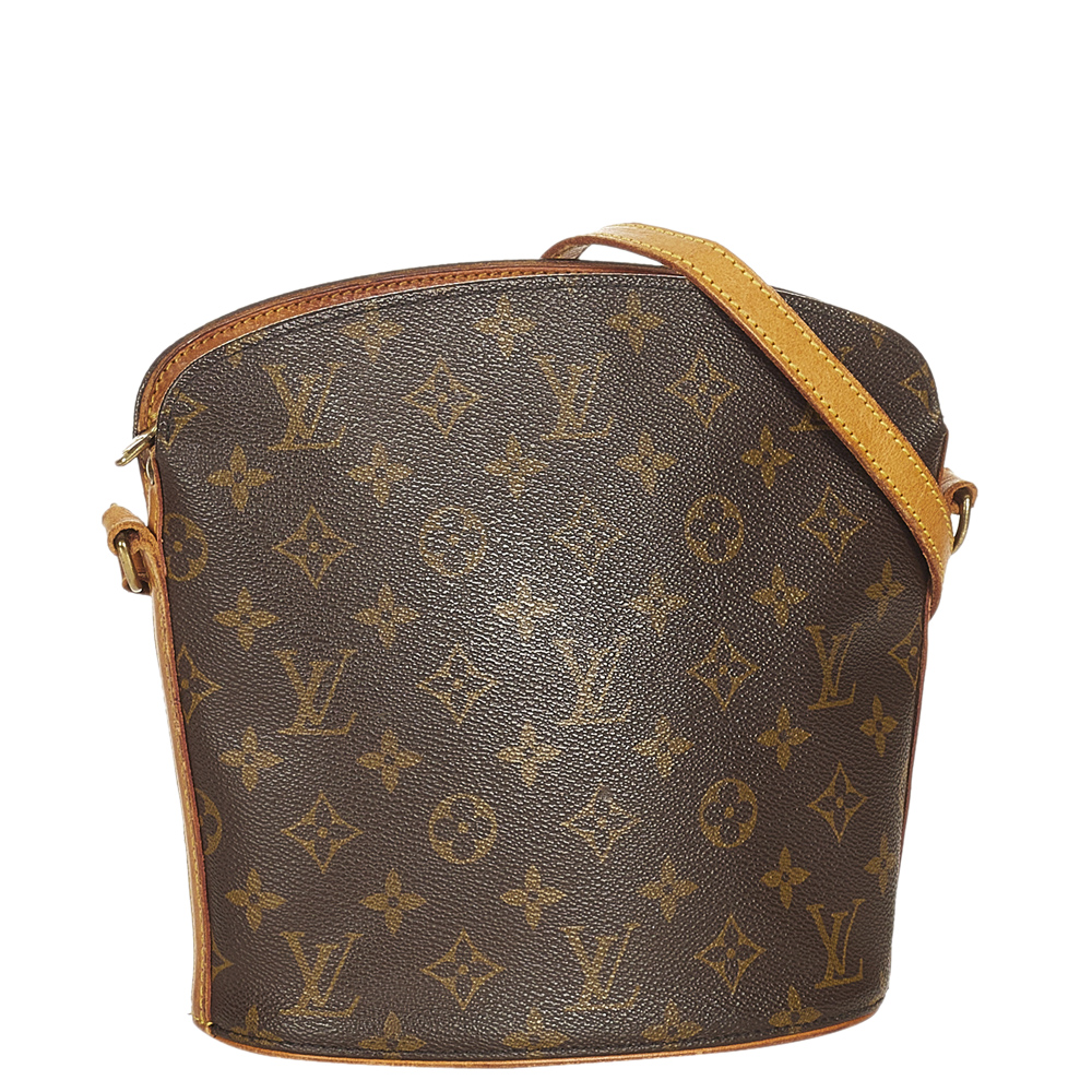 

Louis Vuitton Monogram Canvas Drouot Bag, Brown