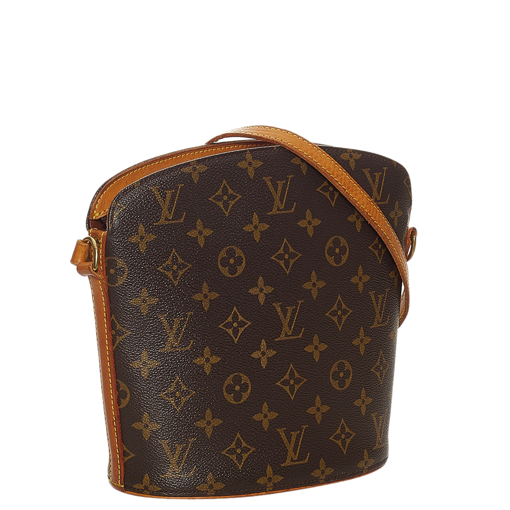 

Louis Vuitton Monogram Canvas Drouot Bag, Brown