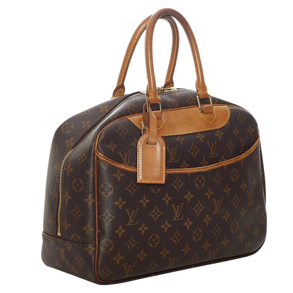

Louis Vuitton Monogram Canvas Deauville Bag, Brown
