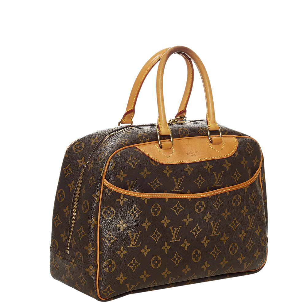 

Louis Vuitton Monogram Canvas Deauville Bag, Brown