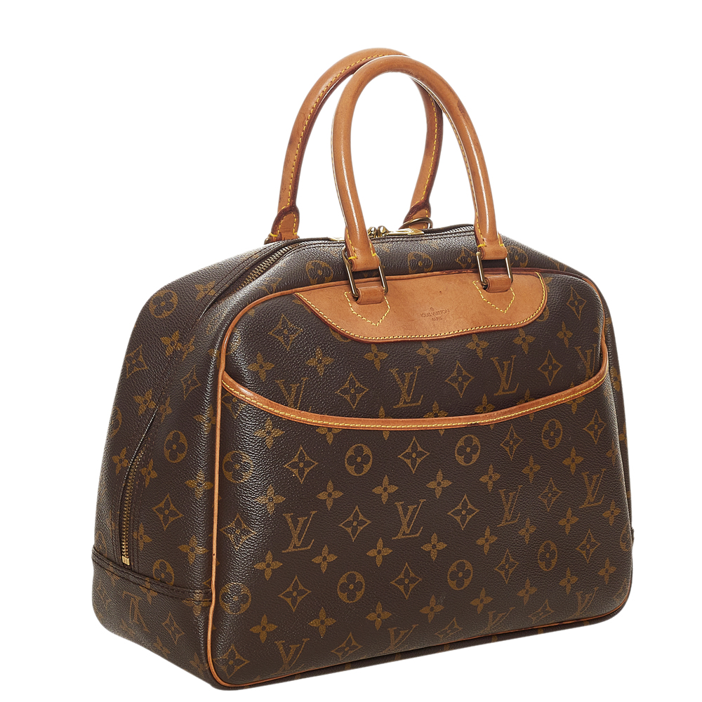 

Louis Vuitton Monogram Canvas Deauville Bag, Brown